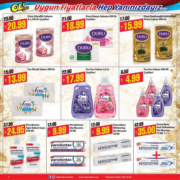 Olicenter Marketçilik 25 Kasım 12 Aralık 2021 Kampanya Broşürü!