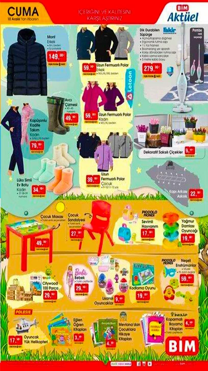 BİM aktüel kataloğu 10 Aralık Cuma yayınlandı! BİM'de bu cuma gelecek ürünler neler?