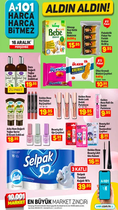 A101 16 Aralık 2021 Aktüel ürünler kataloğu yayımlandı! A101'de bu hafta neler var?