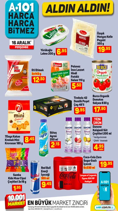 A101 16 Aralık 2021 Aktüel ürünler kataloğu yayımlandı! A101'de bu hafta neler var?