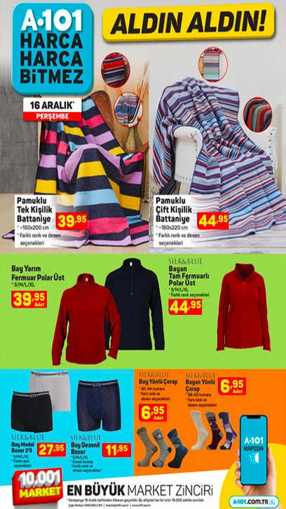 A101 16 Aralık 2021 Aktüel ürünler kataloğu yayımlandı! A101'de bu hafta neler var?