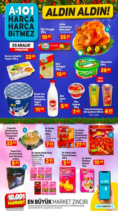 A101 23 Aralık Aktüel Ürünler Kataloğu! A101'de bu Perşembe neler var? 23 Aralık 2021 A101 indirimli ürünler