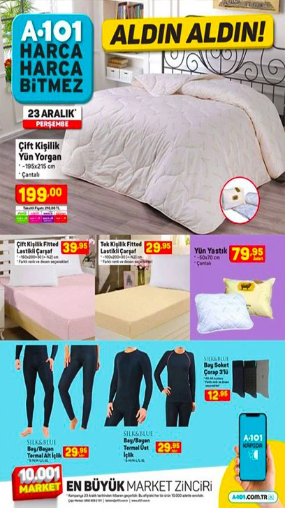 A101 23 Aralık Aktüel Ürünler Kataloğu! A101'de bu Perşembe neler var? 23 Aralık 2021 A101 indirimli ürünler