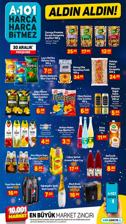 A101 30 Aralık 2021 aktüel ürünler kataloğunu yayımladı! İşte Yılbaşına özel A101 aktüel ürünlerde dev indirim!