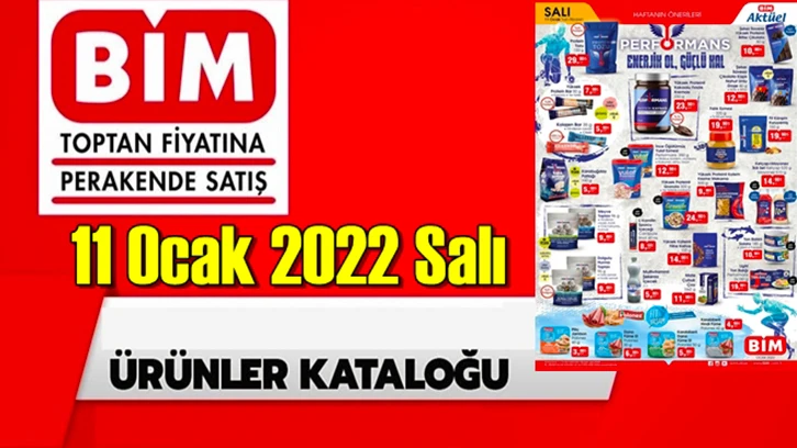 BİM aktüel ürünleri 11 Ocak 2022 Salı Kataloğu yayınlandı