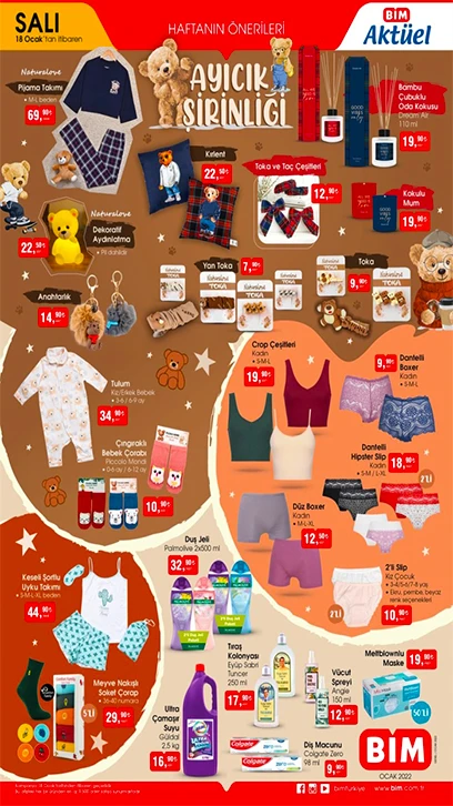 BİM 18 Ocak 2022 aktüel ürünler kataloğu! BİM'de bu hafta Salı neler var?
