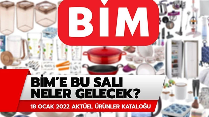 BİM 18 Ocak 2022 aktüel ürünler kataloğu! BİM'de bu hafta Salı neler var?