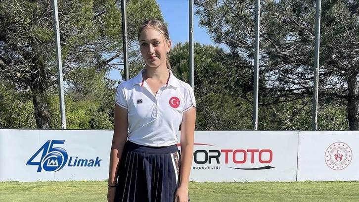 13 yaşındaki Deniz Sapmaz'ın hedefi Türkiye'nin adını golfte dünyaya duyurmak