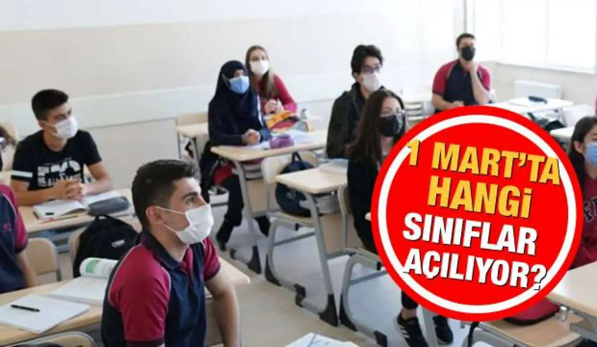 2021 okullar ne zaman acilacak ikinci donem 1 mart ta hangi siniflar acilacak aciklama geldi gaziantep haberler gaziantep haberler son dakika olay haber mega haber 27