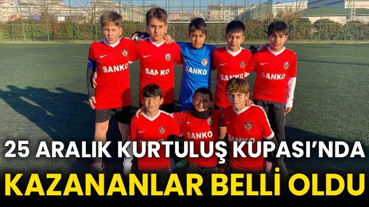 25 Aralık Kurtuluş Kupası’nda kazananlar belli oldu