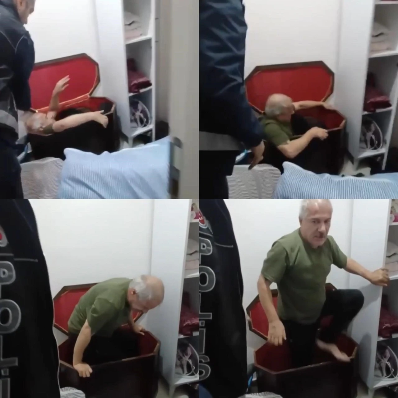 96 şüphelinin tutuklandığı &quot;Bayğaralar&quot; çetesinden biri sandıktan çıkmış