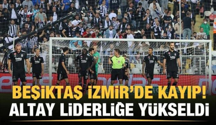 Altay, Beşiktaş'ı devirip liderliğe yükseldi!