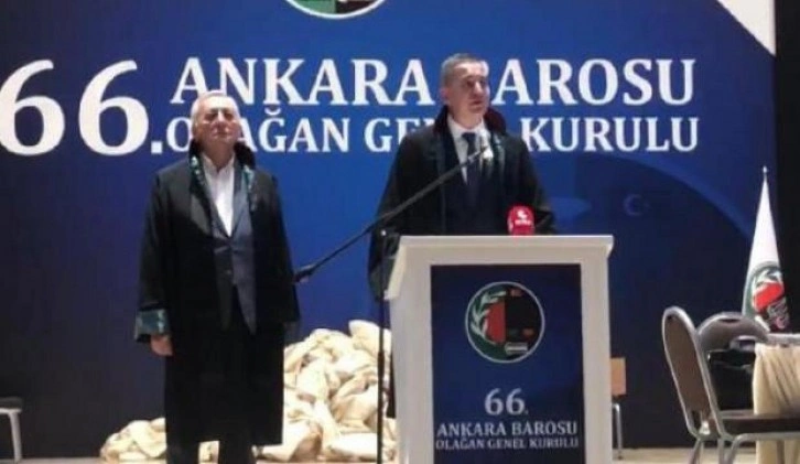 Ankara Barosu Başkanı Sağkan yeniden seçildi