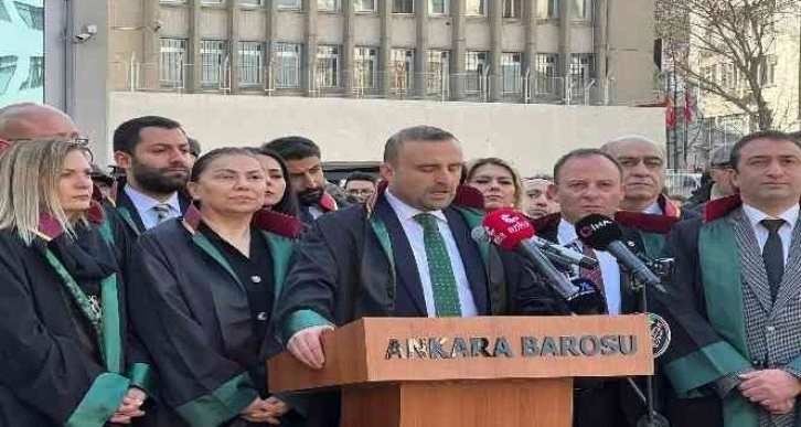 Ankara Barosu’ndan anlamlı yürüyüş