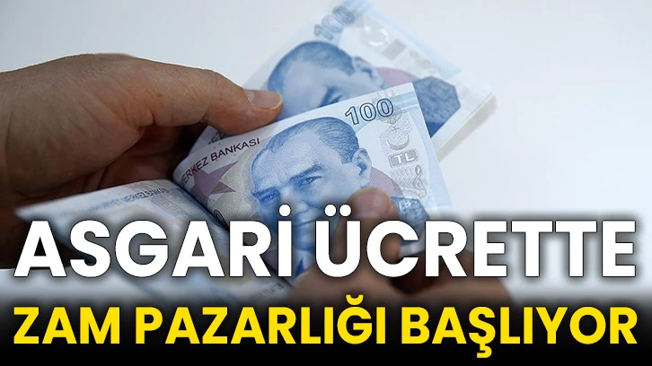 Asgari ücrette zam pazarlığı başlıyor