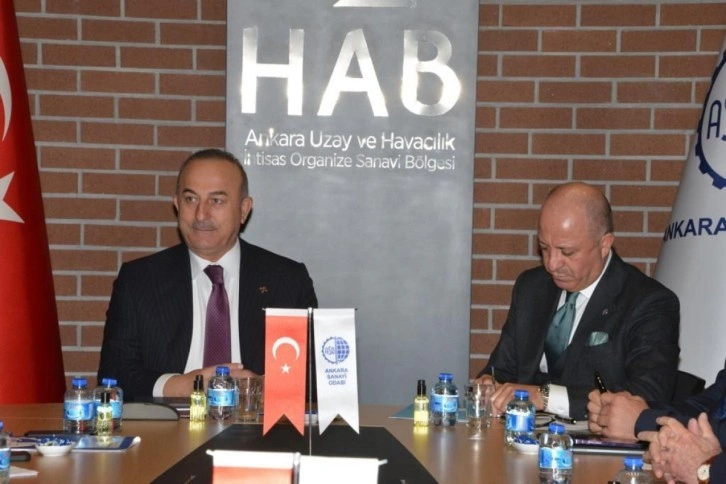 Bakan Çavuşoğlu ASO Yönetim Kurulu Toplantısına katıldı