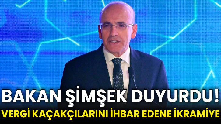 Bakan Şimşek duyurdu! Vergi kaçakçılarını ihbar edene ikramiye