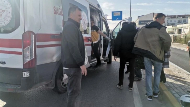 Bandırma'da trafik kazası: 1 yaralı