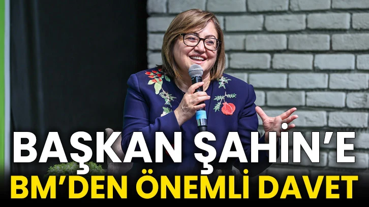 Başkan Şahin’e Bm’den Önemli Davet