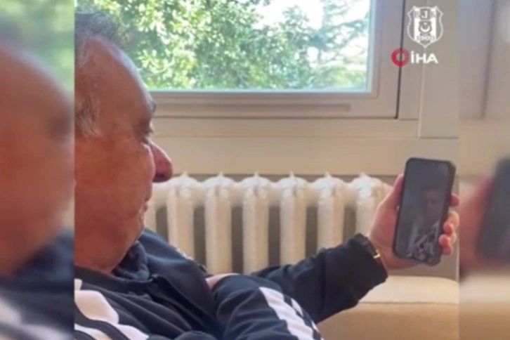 Beşiktaş Başkanı Ahmet Nur Çebi, depremzedelerle görüntülü görüştü