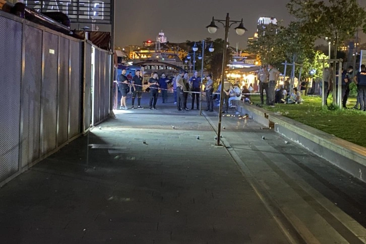 Beşiktaş İskelesi'nde silahlı saldırı: 1 yaralı