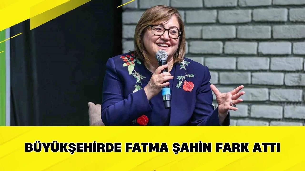 B&uuml;y&uuml;kşehirde Fatma Şahin Fark Attı