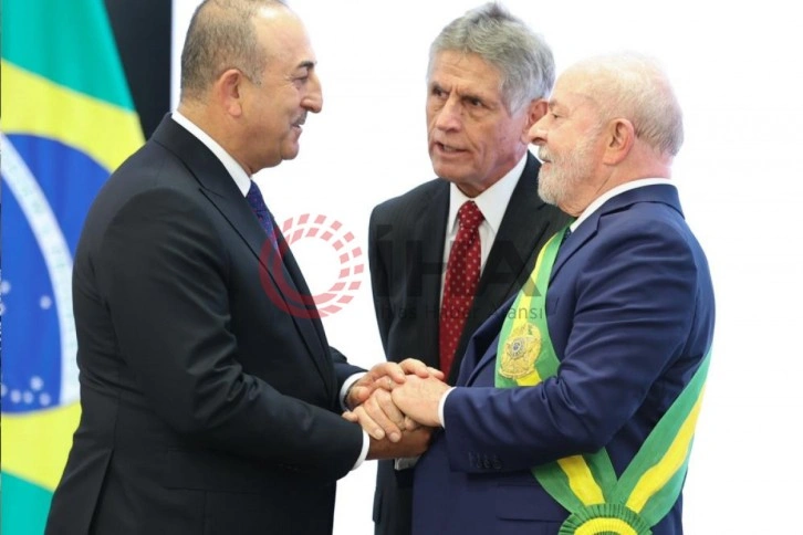 Çavuşoğlu, Brezilya’nın yeni Devlet Başkanı Lula'nın yemin törenine katıldı