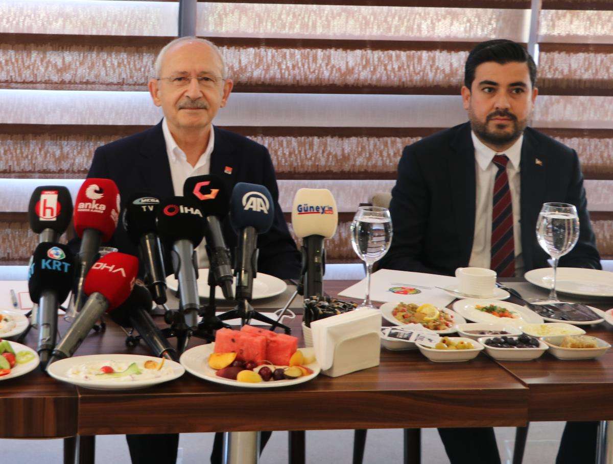 CHP Genel Başkanı Kılıçdaroğlu, Gaziantep'te basın mensuplarıyla buluştu Açıklaması
