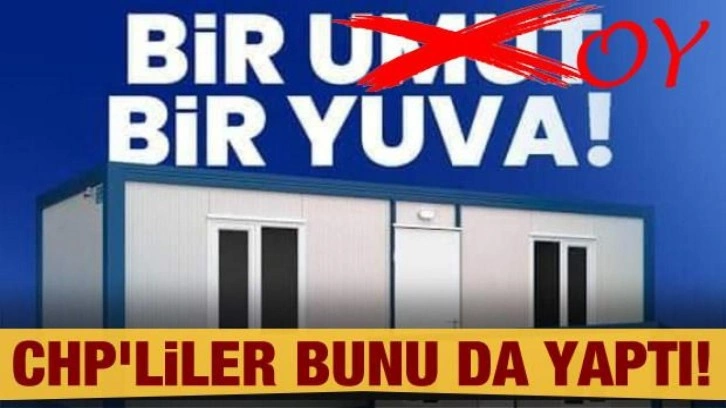 CHP'liler bunu da yaptı! 