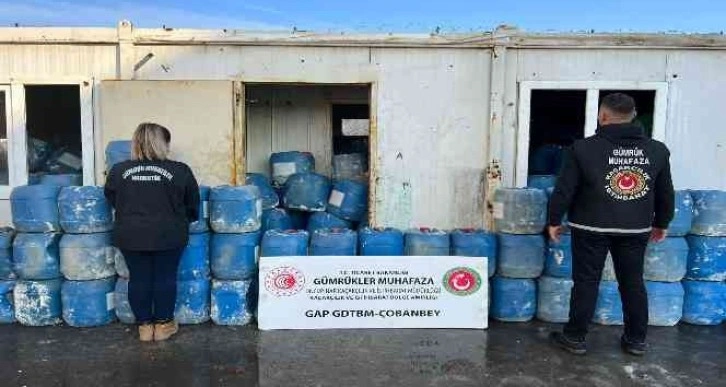 Çobanbey Gümrük Kapısı’nda 53,2 ton sülfürik asit ele geçirildi