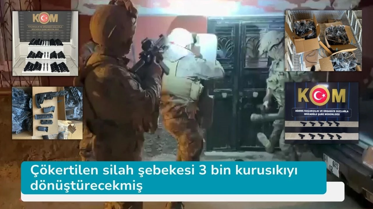 Çökertilen silah şebekesi 3 bin kurusıkıyı dönüştürecekmiş