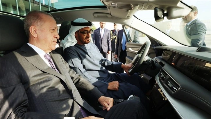Cumhurbaşkanı Erdoğan, BAE Devlet Başkanı Muhammed bin Zayid Al Nahyan ile görüştü