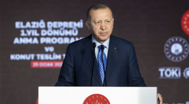 Cumhurbaşkanı Erdoğan'dan Elazığ'daki törende açıklamalar