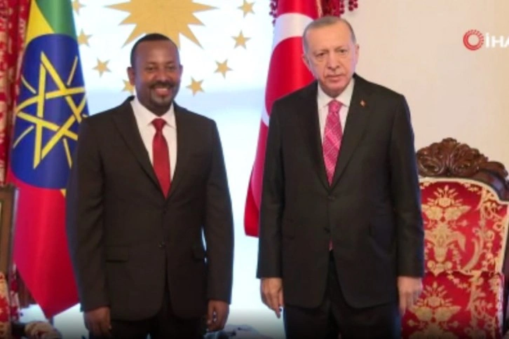 Cumhurbaşkanı Erdoğan, Etiyopya Başbakanı Abiy Ahmed Ali'yi kabul etti