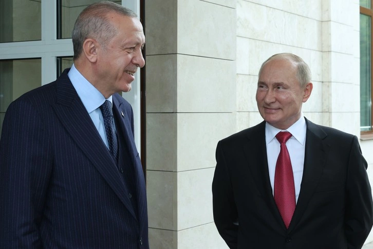 Cumhurbaşkanı Erdoğan ile Putin'in görüşmesi sona erdi
