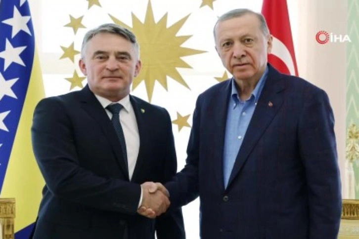 Cumhurbaşkanı Erdoğan, Komsic'i kabul etti