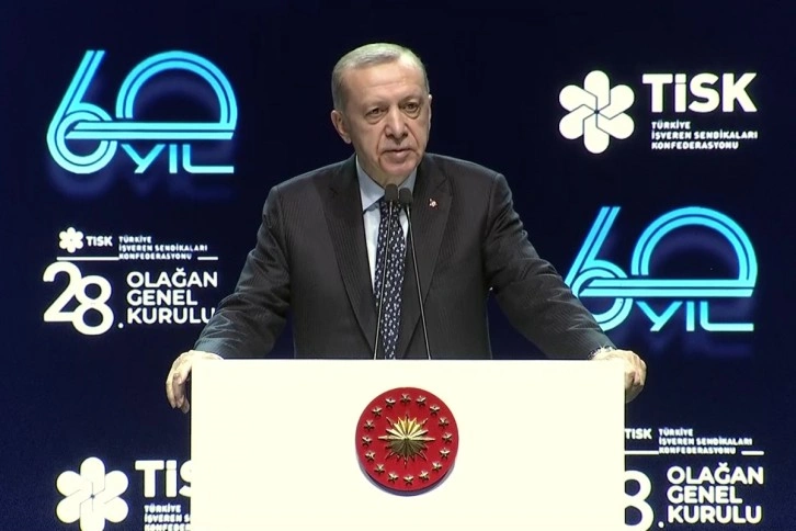 Cumhurbaşkanı Erdoğan TİSK Genel Kurulu’nda konuştu