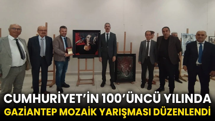 Cumhuriyet’in 100’üncü Yılında Gaziantep Mozaik Yarışması Düzenlendi