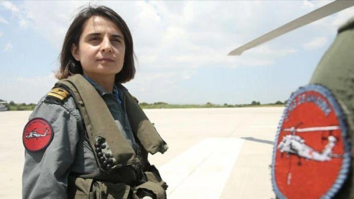 Deniz Hava Komutanlığının tek kadın pilotu Hatice Yüzbaşı TSK'nın emrinde