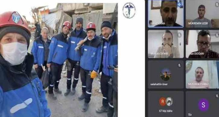 Deprem gönüllüleri deneyimlerini paylaştı