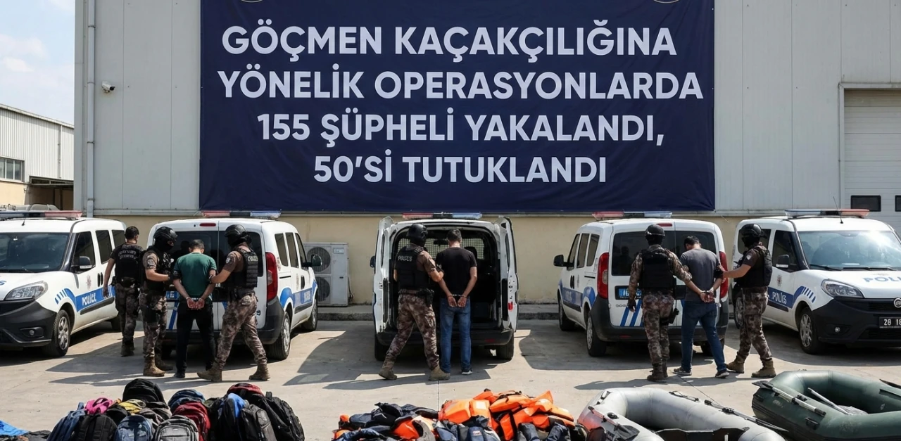 Dev Operasyonun Bilan&ccedil;osu Netleşti: 155 G&ouml;zaltı, 50 Hapis Kararı!