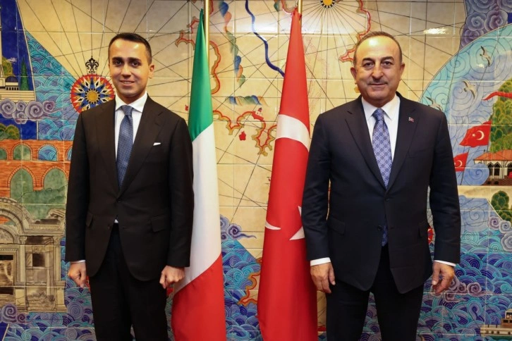 Dışişleri Bakanı Çavuşoğlu, İtalyan mevkidaşı Di Maio ile bir araya geldi