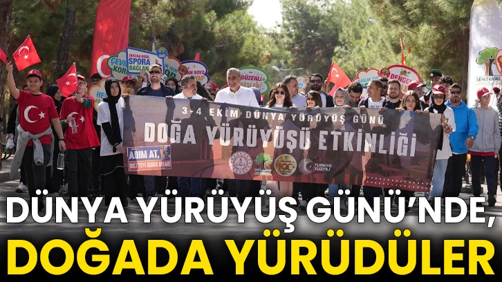 Dünya Yürüyüş Günü’nde, Doğada Yürüdüler