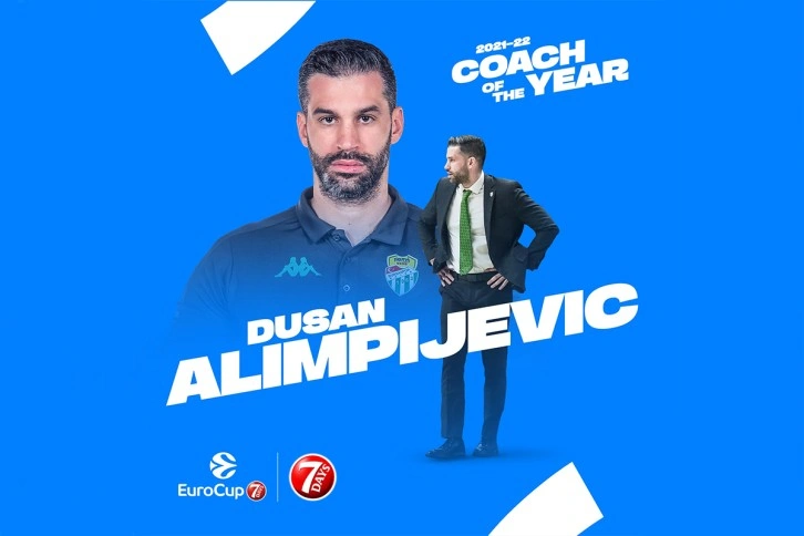 Dusan Alimpijevic, Eurocup’ta yılın başantrenörü oldu