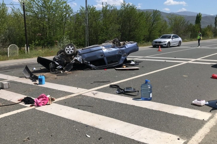 Elazığ’da trafik kazası: 1’i ağır 3 yaralı