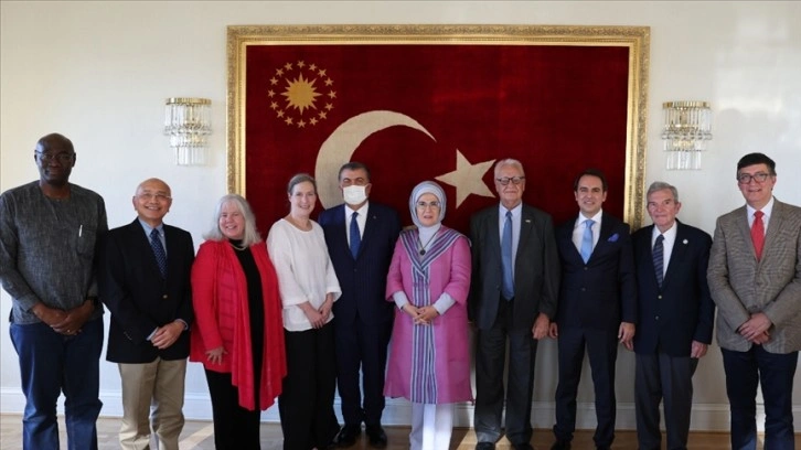 Emine Erdoğan, Uluslararası Pediatri Kurumu heyetini kabul etti