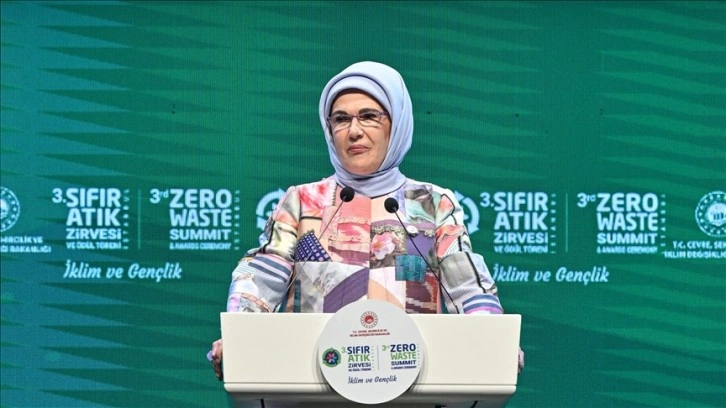 Emine Erdoğan'dan "Uluslararası 3. Sıfır Atık Zirvesi ve Ödül Töreni" paylaşımı