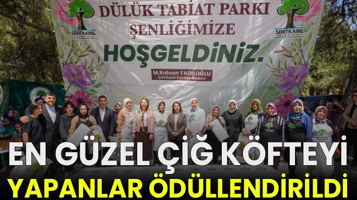 En güzel çiğ köfteyi yapanlar ödüllendirildi
