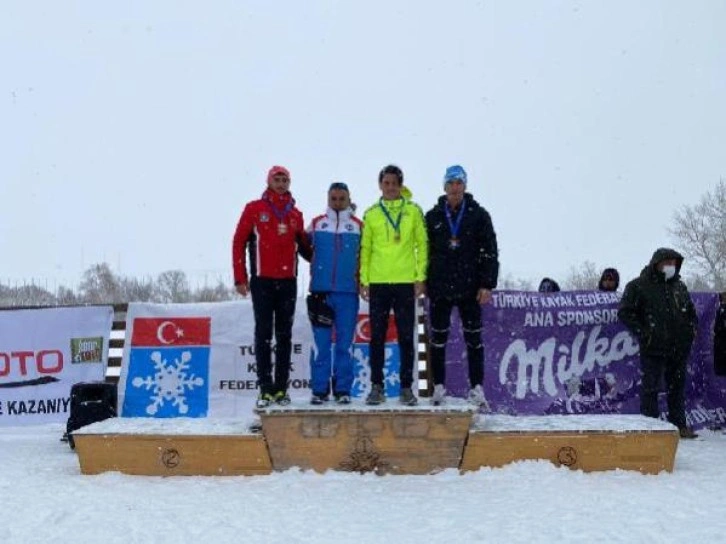 Erzurum'da Kayaklı Koşu Eleme Yarışı tamamlandı