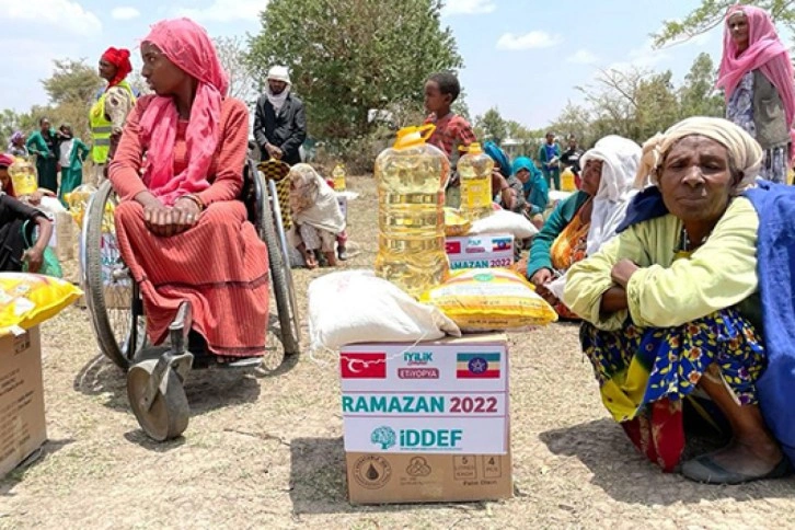 Etiyopya ve Somali'deki ihtiyaç sahiplerine Ramazan yardımları ulaştırılıyor